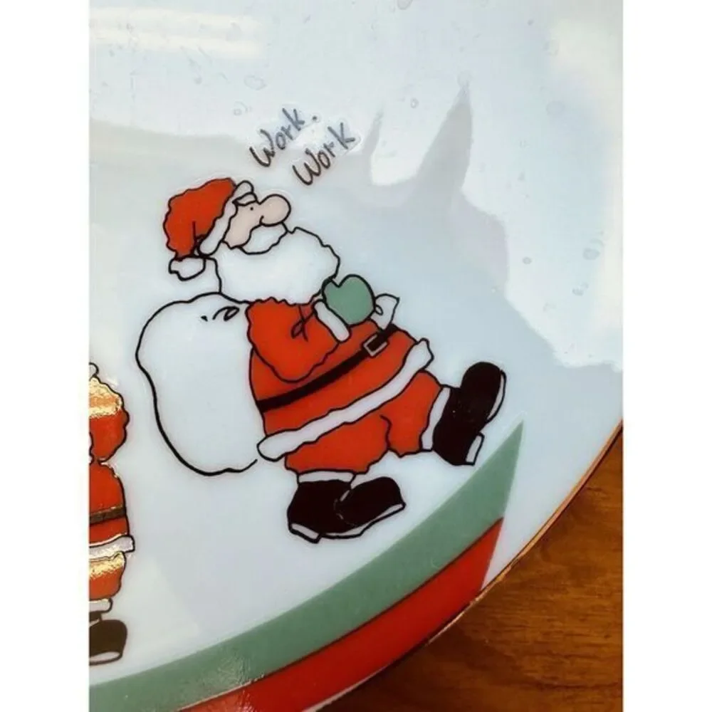 Papel Christmas Santa‎ Plate Happy Holidays Work Work Getting Dressed Japan 8